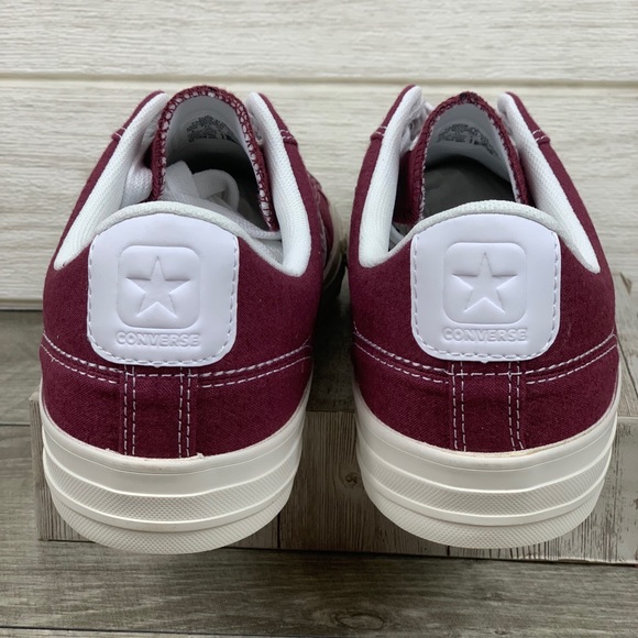Converse All Star Player OX Dark Burgundy/White - Picture 4 of 5